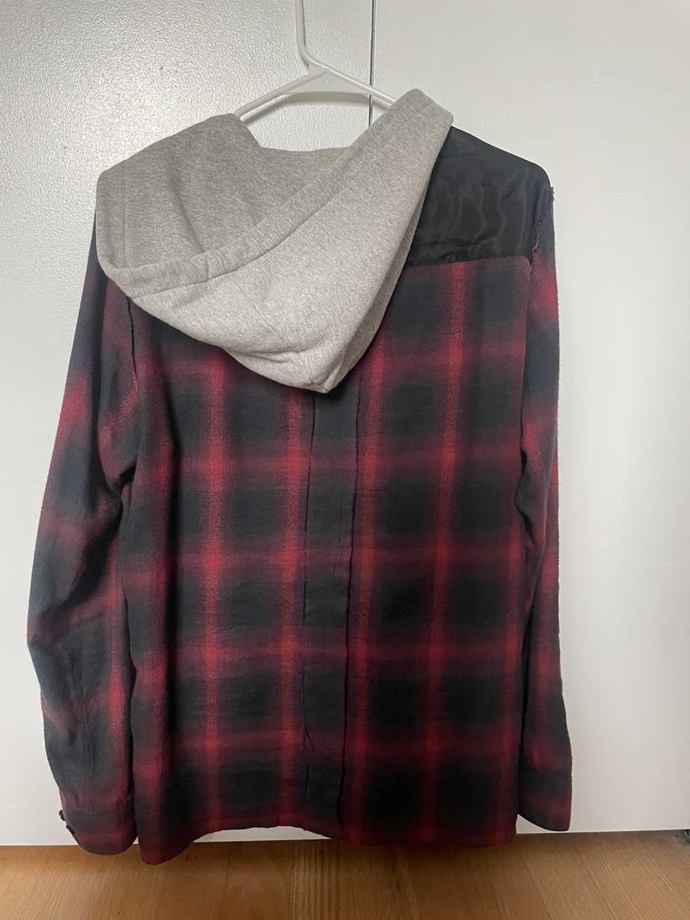 Undercover Undercover Flannel Hoodie Shirt - image 2