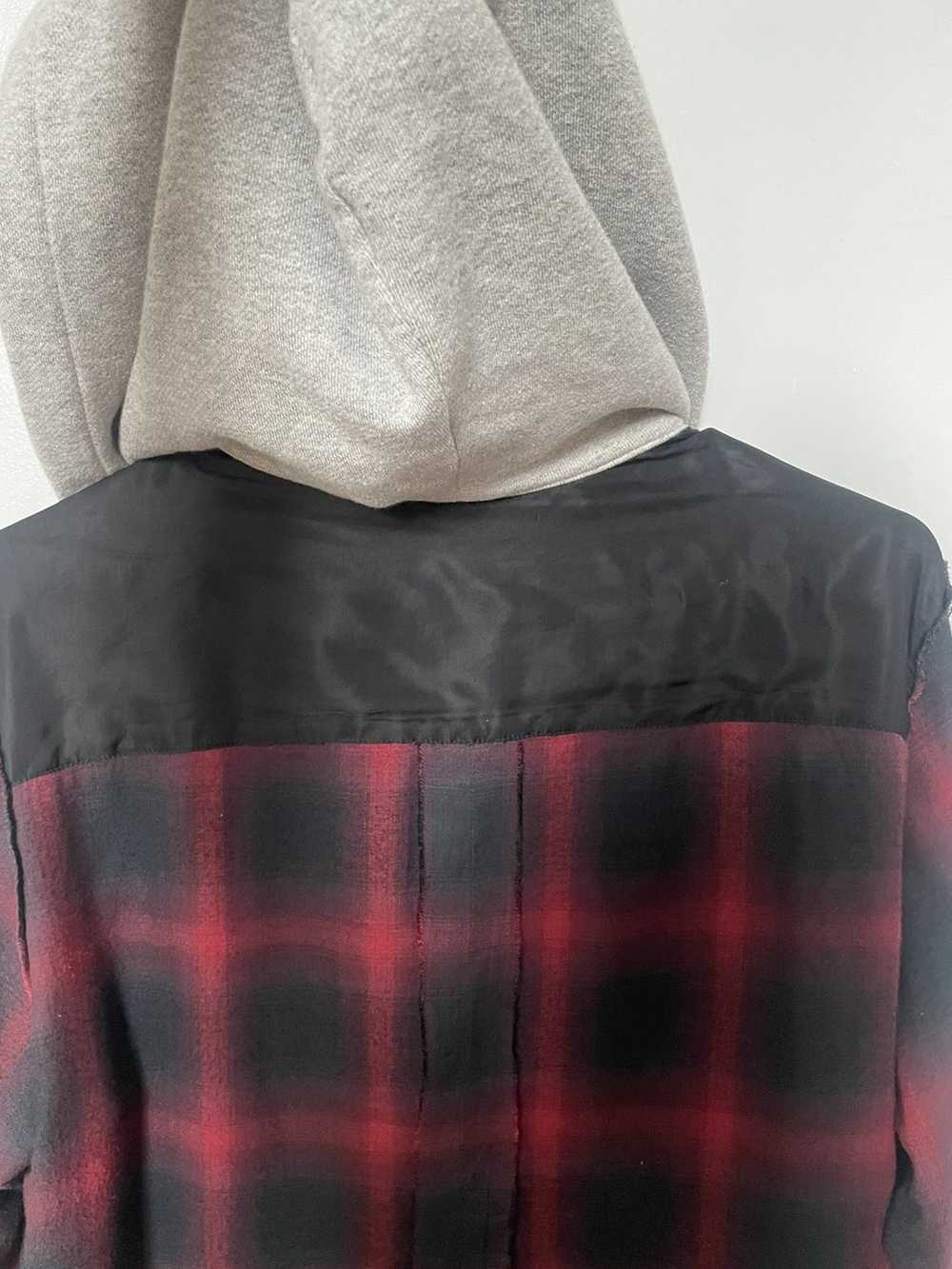 Undercover Undercover Flannel Hoodie Shirt - image 6