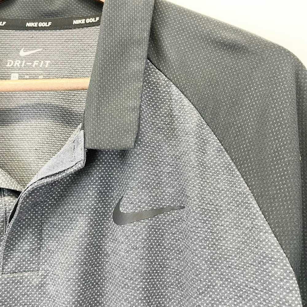 Nike Nike Golf Dri-Fit Polo Shirt Colorblock Gray… - image 4