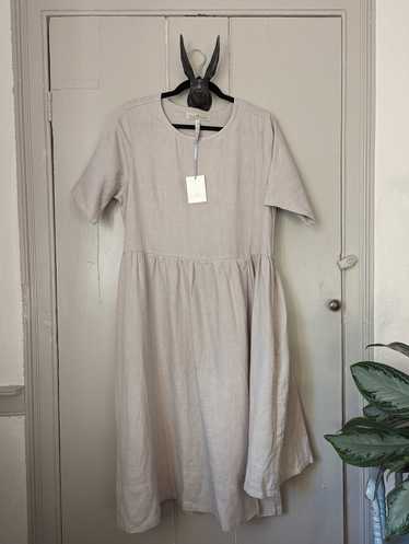 Crown Linen Designs NWT Linen Dress With Pockets (
