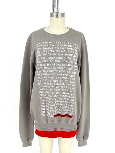 Rick Owens Drkshdw F/W 2020 Performa Sweatshirt - image 1