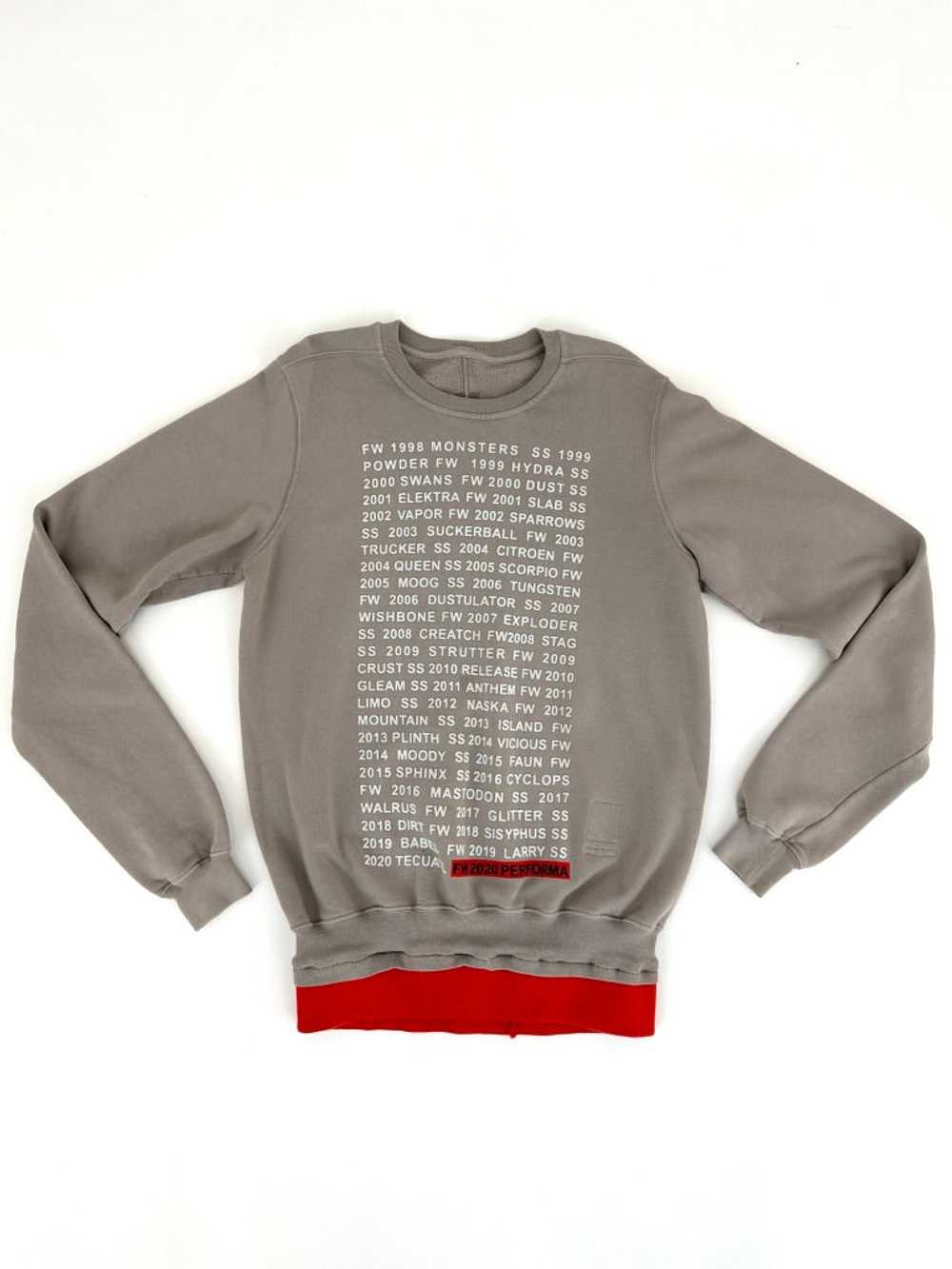 Rick Owens Drkshdw F/W 2020 Performa Sweatshirt - image 5