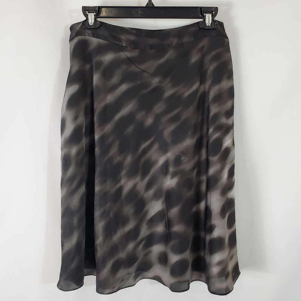 Kenneth Cole Women Gray Print Skirt SZ M NWT - image 2