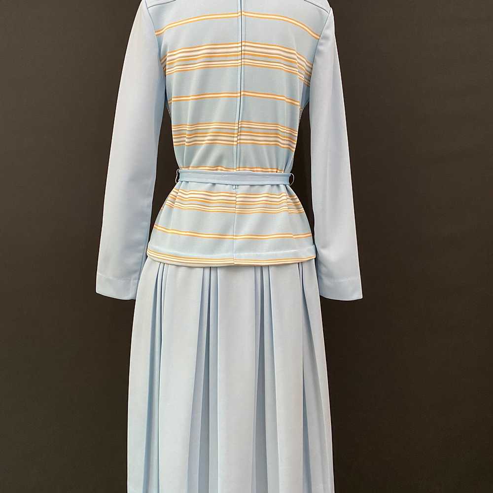 60s Empress of Dallas Long Sleeve Drop Waist Dress - image 10
