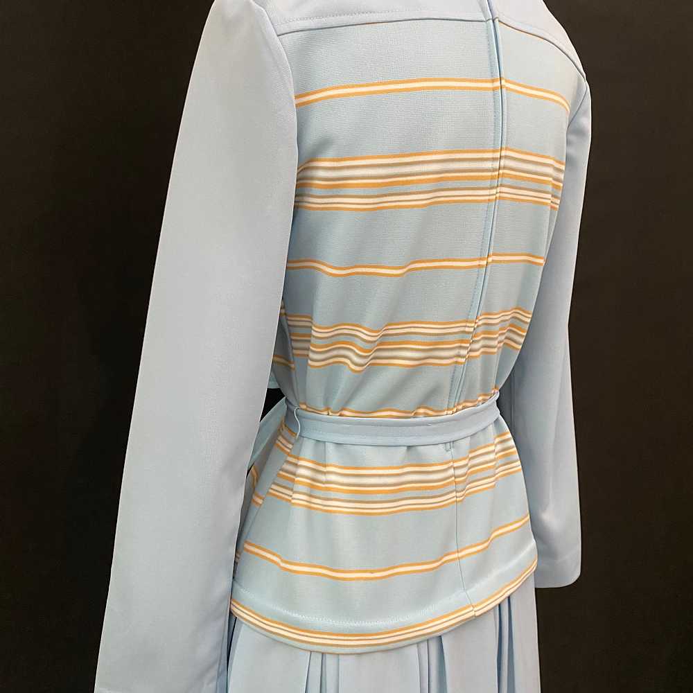60s Empress of Dallas Long Sleeve Drop Waist Dress - image 11