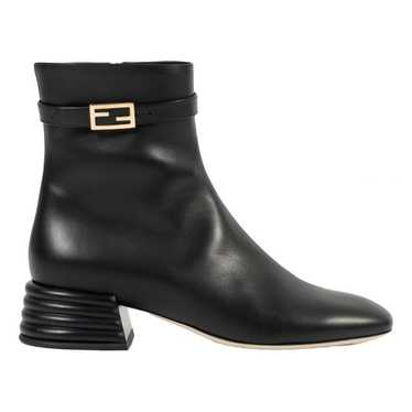 Fendi Leather buckled boots - image 1