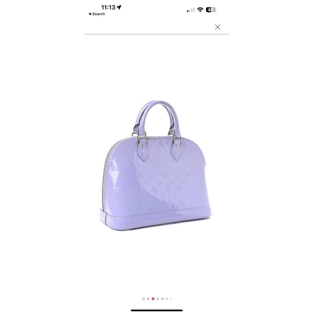Louis Vuitton Alma patent leather handbag - image 2