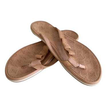 LOUIS VUITTON Sandals EU 37 Leather White ref.931324 - Joli Closet