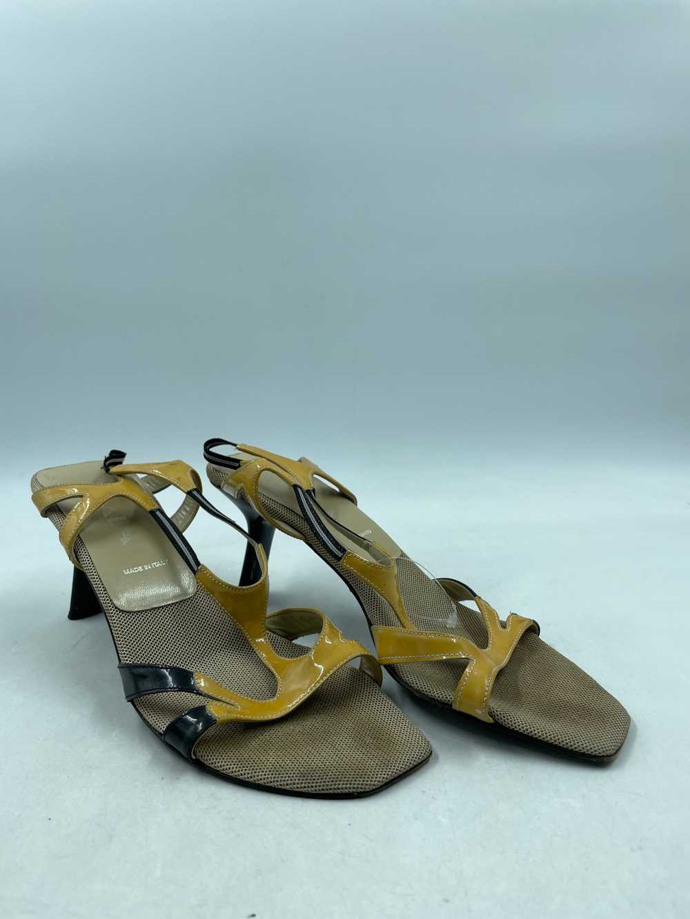 Authentic Prada Tan Patent Sandals W 9 - image 3