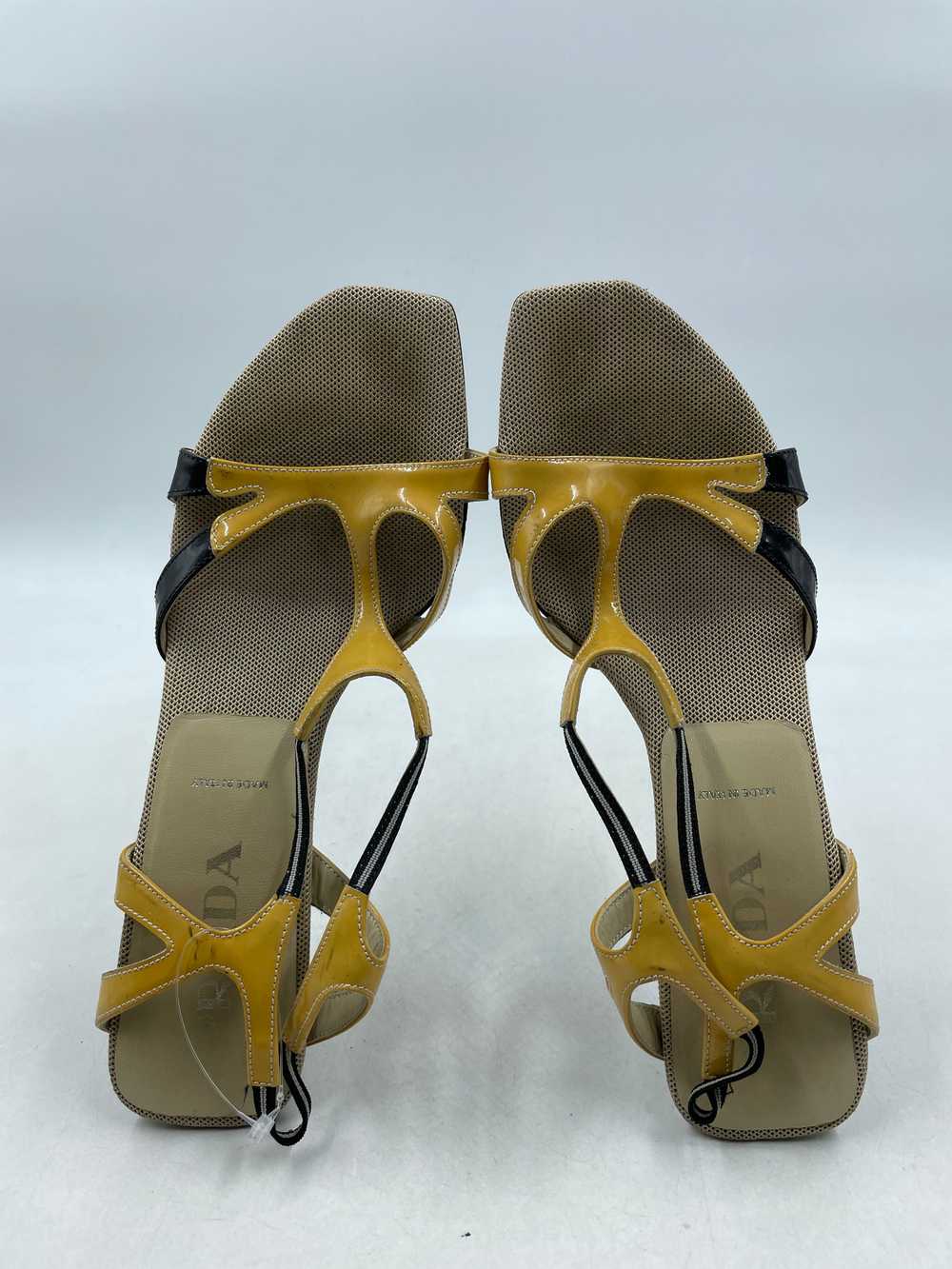 Authentic Prada Tan Patent Sandals W 9 - image 6