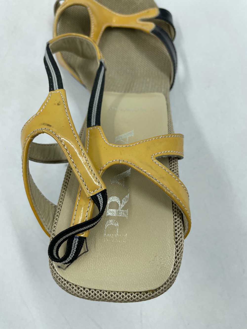 Authentic Prada Tan Patent Sandals W 9 - image 8