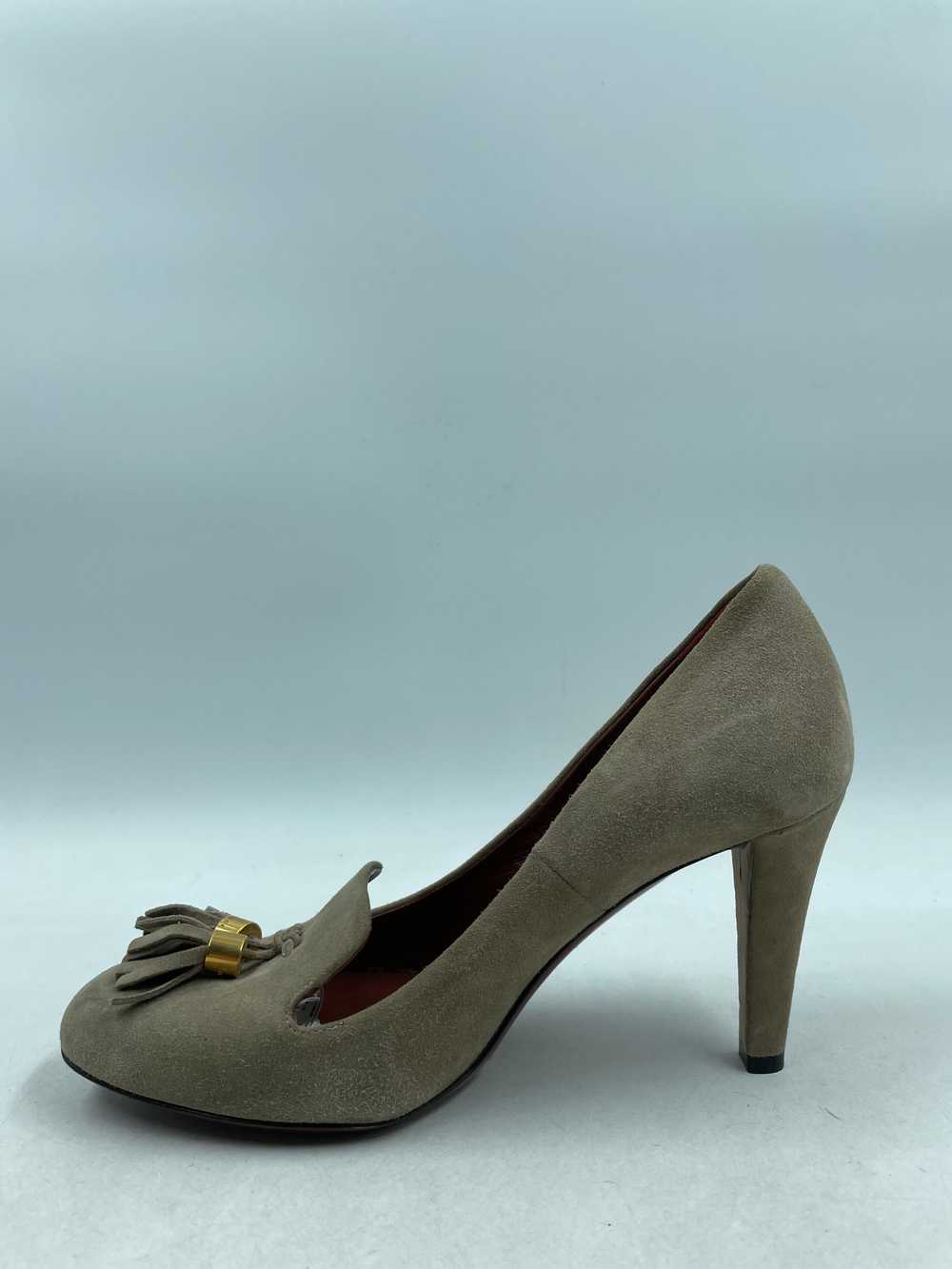 Authentic Gucci Taupe Tassel Pumps W 5.5 - image 2