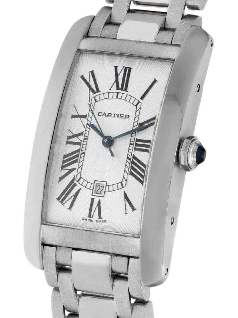 Cartier 2010s pre-owned Tank Américaine 36mm - Wh… - image 2