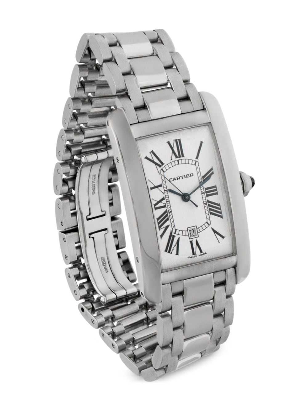 Cartier 2010s pre-owned Tank Américaine 36mm - Wh… - image 3
