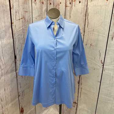 CHICOS LIGHT BLUE SHIRT SIZE 1 (4/6) TCC - image 1