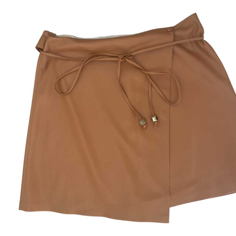 Nanushka Vegan leather mid-length skirt - image 5