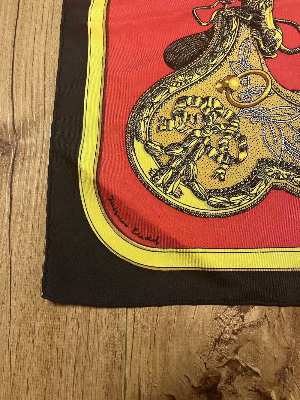 Hermes Hermes Palefroi Silk Twill Scarf - image 5