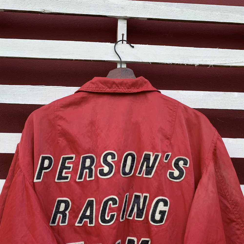 Bomber Jacket × Person's × Racing Vintage 90s Per… - image 7