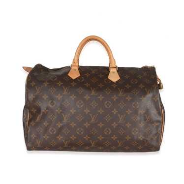 Louis Vuitton Sac de Nuit GM Beige Leather Cloth ref.49071 - Joli