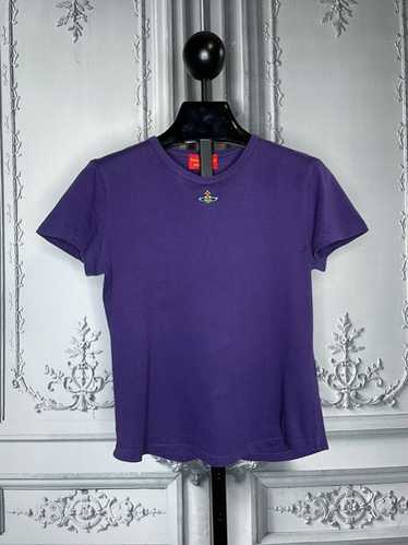 ★【Vivienne Westwood】★ORB SHORT SLEEVE T SHIRT LAVENDER★ Vivienne Westwood Purple Spray Orb T-Shirt Vivienne Westwood