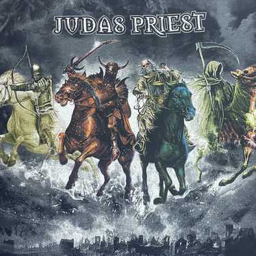 Band Tees × Vintage Vintage Judas Priest Nostrada… - image 1