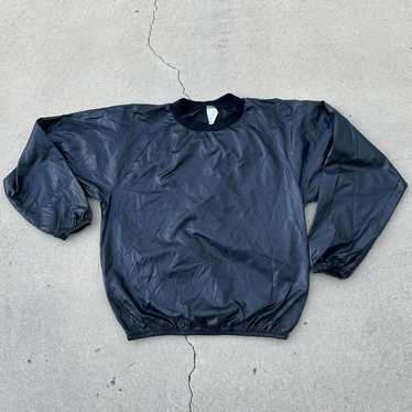 Blank × Vintage Vintage Black Waxed Nylon Raglan … - image 1