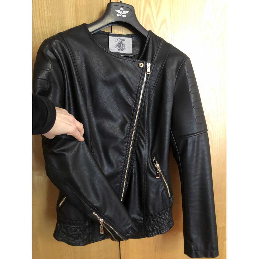 Gattinoni Vegan leather biker jacket - image 5