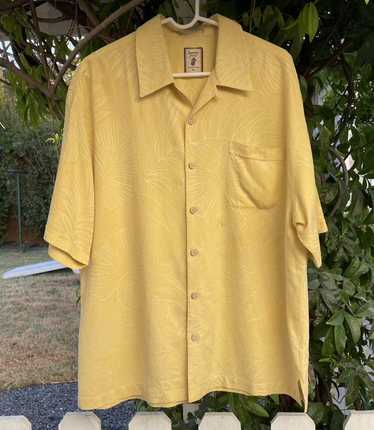 Vintage Vintage 90s Silk Camp Collar Bowling Shirt - image 1