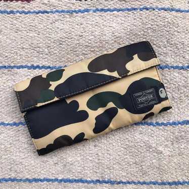 Bathing Ape X Porter Yoshida Japan Green Camo Cross Waist Bag