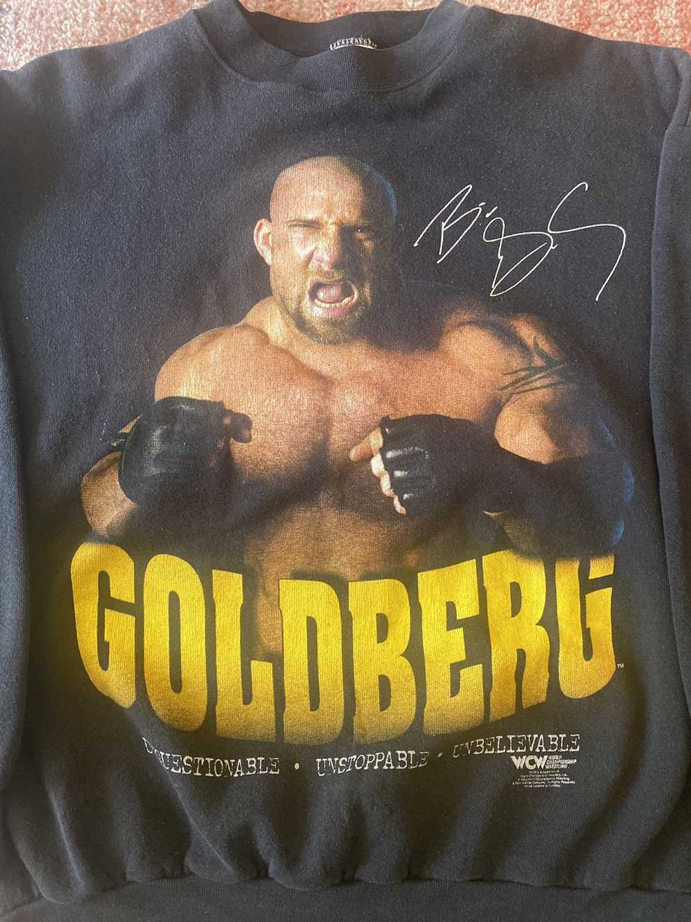 Vintage × Wwf vintage 90’s wcw bill goldberg swea… - image 2