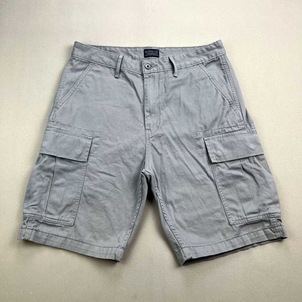 Levi's Levis Cargo Shorts Mens 31 Gray Chino Work… - image 1