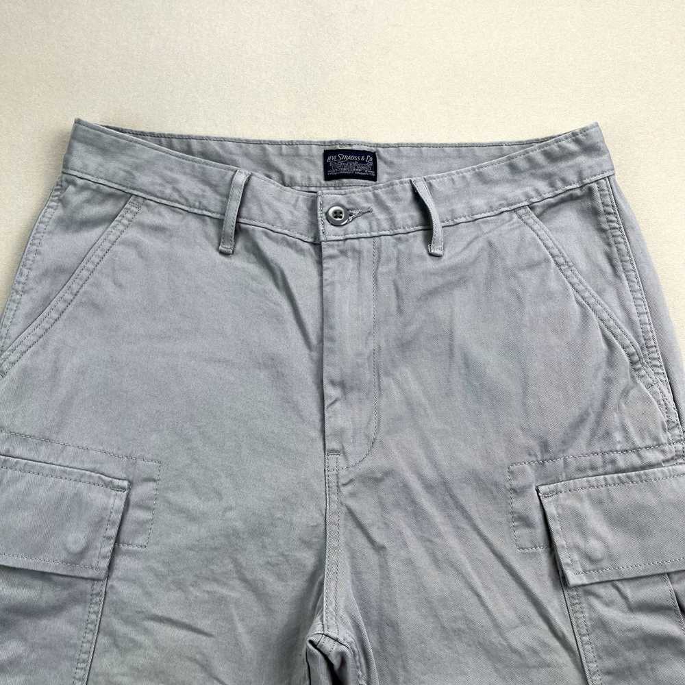 Levi's Levis Cargo Shorts Mens 31 Gray Chino Work… - image 2