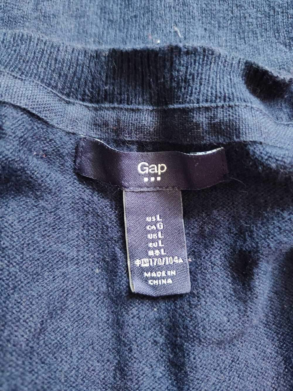 Cardigan × Gap × Homespun Knitwear GAP Dark Blue … - image 11