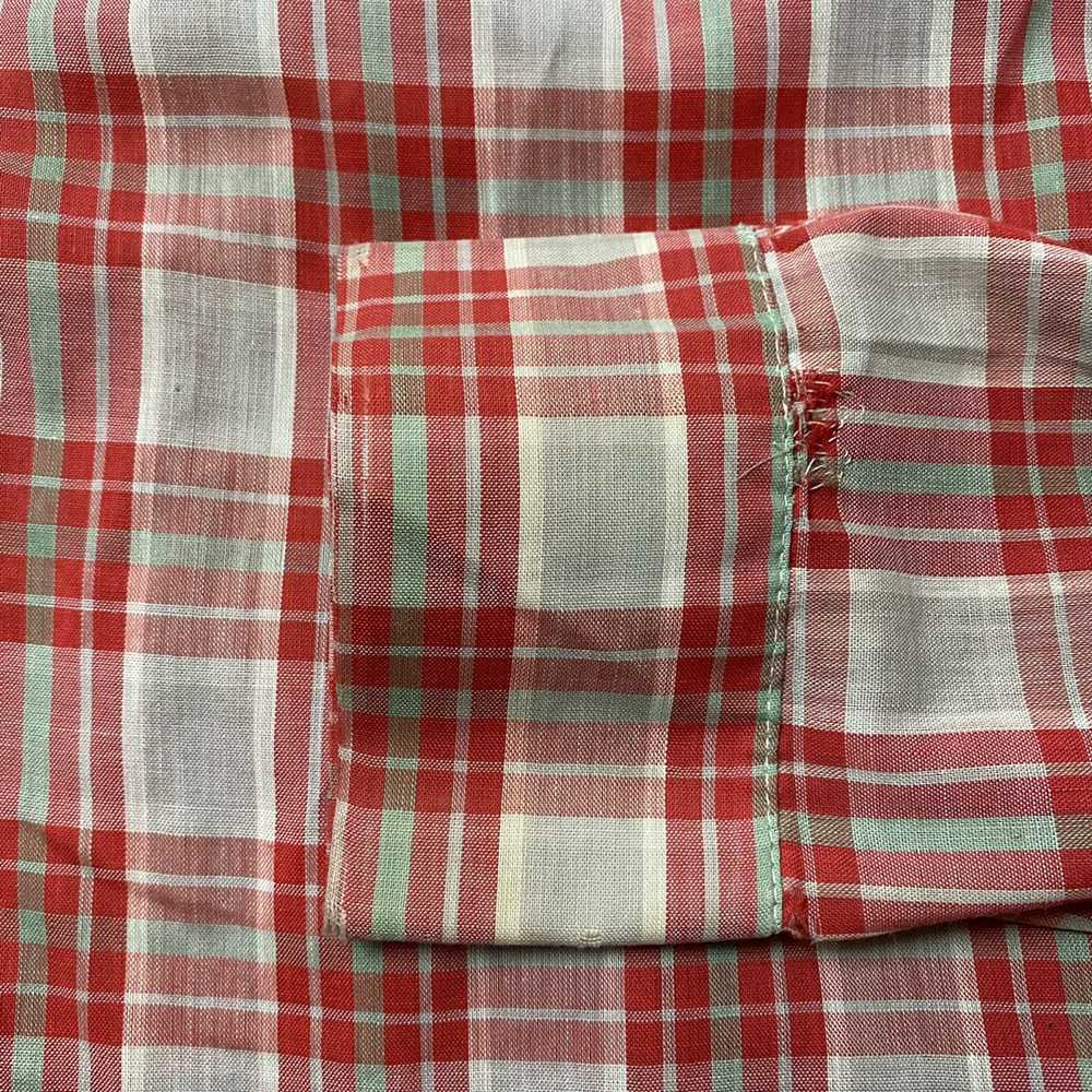 Vintage 🔥1960s Repaired Perma Press Button Down … - image 6