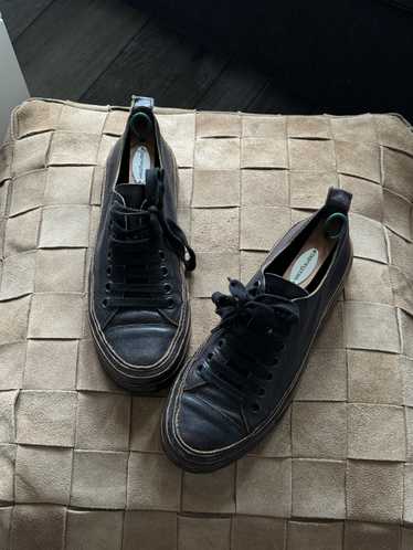 靴 ANN DEMEULEMEESTER Leather Trainers Ann Demeulemeester High-Top Sneakers, Size 40 EU