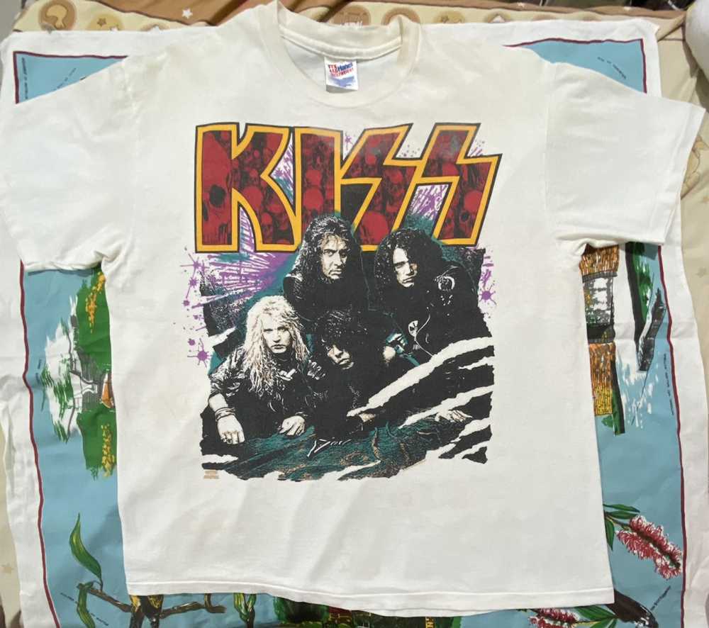 Kiss × Rock Tees × Vintage KISS REVENGE WORLD TOU… - image 2