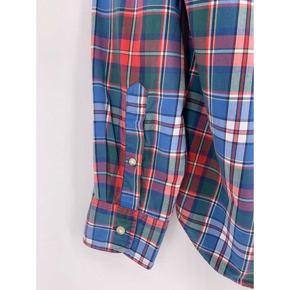 J.Crew J.Crew Button Down Shirt M Multicolor Plaid - image 4