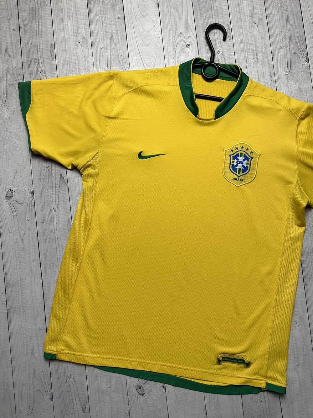 Nike × Soccer Jersey × Vintage Vintage Nike Brazi… - image 2