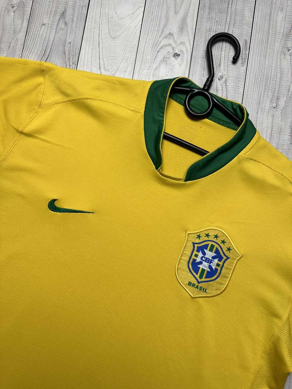 Nike × Soccer Jersey × Vintage Vintage Nike Brazi… - image 3