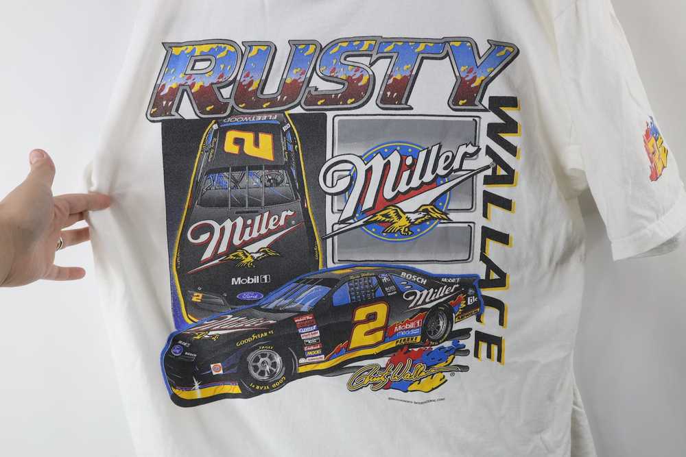 Vintage Vintage 90s NASCAR Rusty Wallace Racing S… - image 5