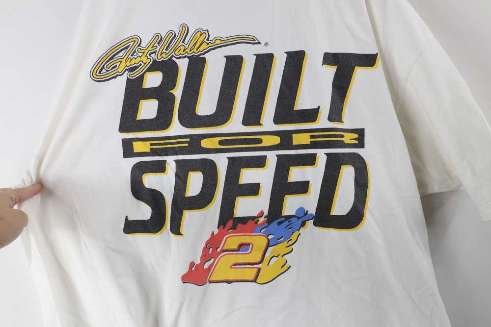 Vintage Vintage 90s NASCAR Rusty Wallace Racing S… - image 8