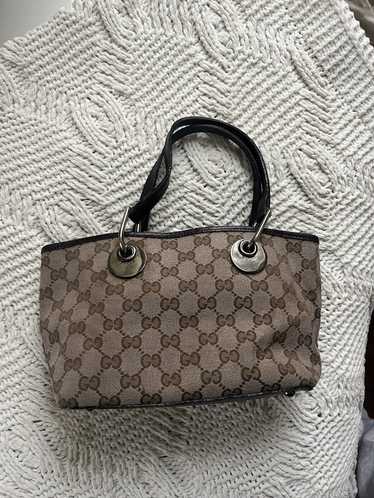 Gucci GG Canvas & Leather Mini Eclipse Tote – The Pearl Branded Station