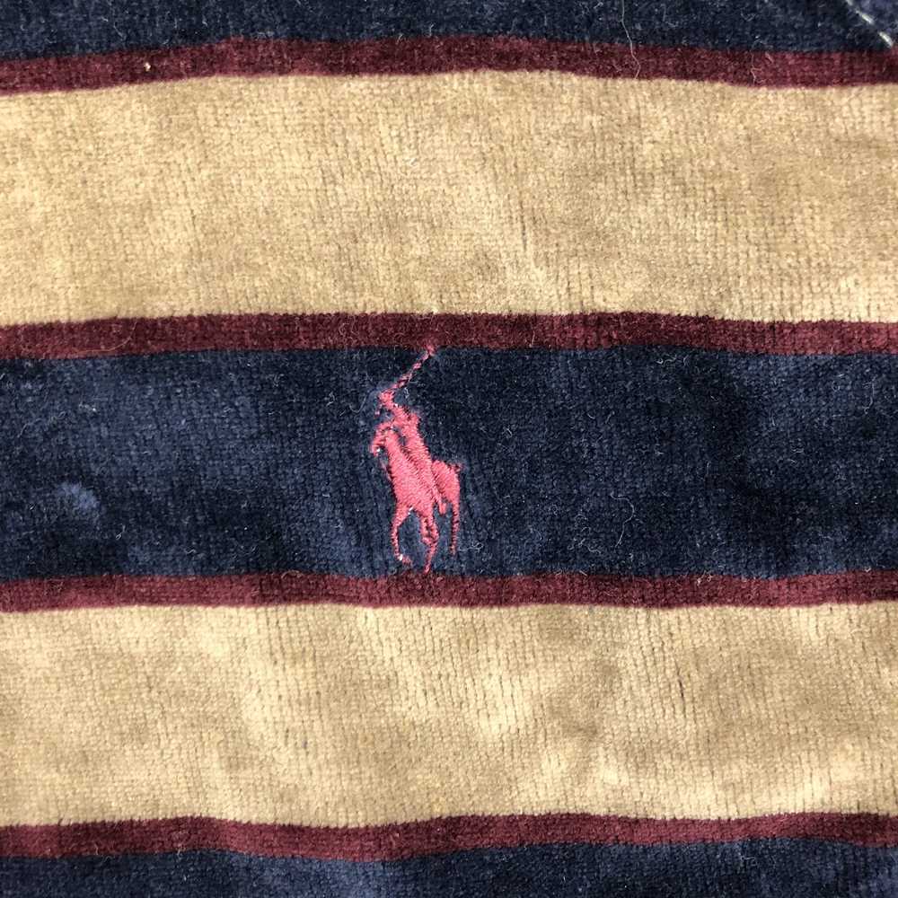 Polo Ralph Lauren Vintage Velour Polo Sweatshirt - image 2