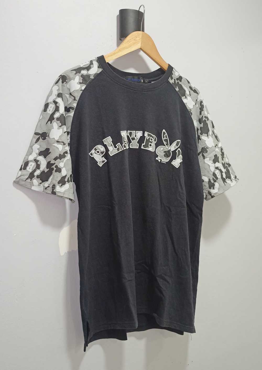 Camo × Playboy Vintage Playboy Camo Embroidery T-… - image 2