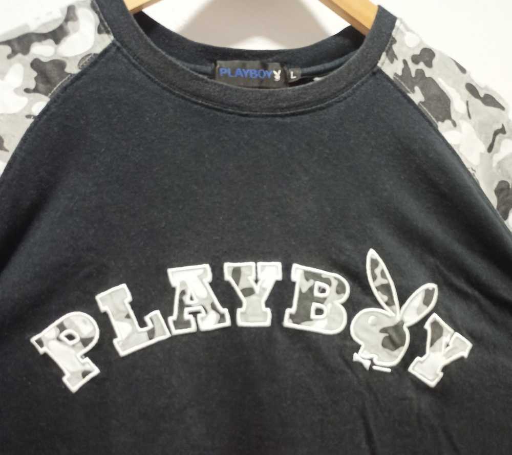 Camo × Playboy Vintage Playboy Camo Embroidery T-… - image 4