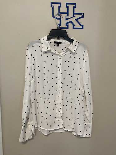 Streetwear × Vintage Womens Polka Dot Blouse