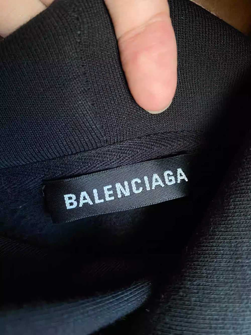 Balenciaga Balenciaga Classic Logo Hooded Sweatsh… - image 3