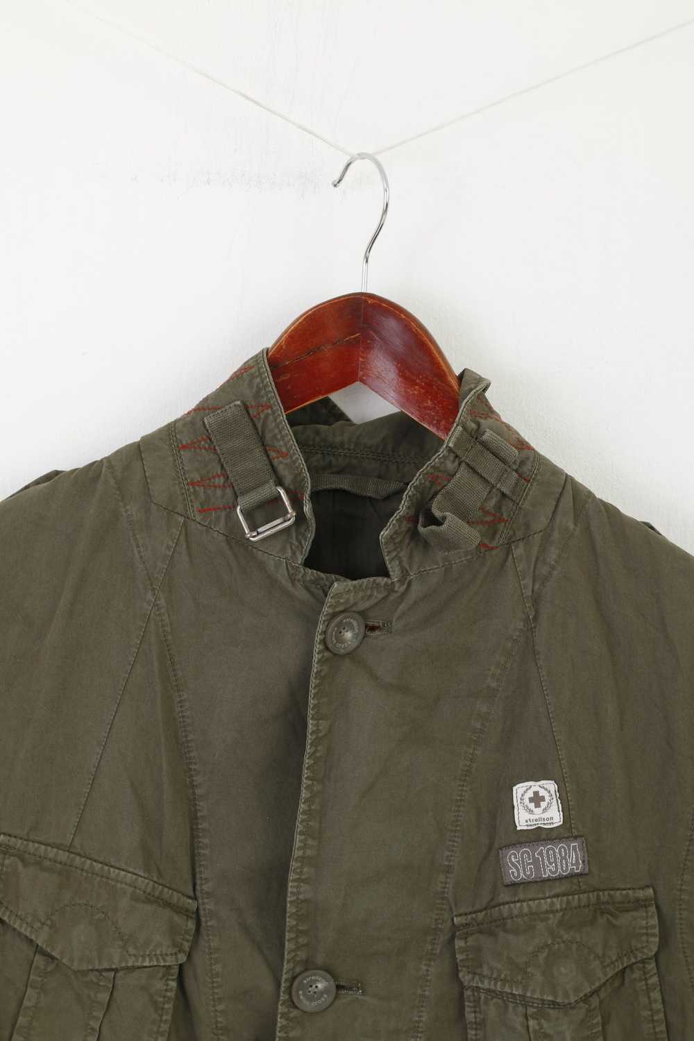 Strellson Strellson Men 48 M Jacket Green Cotton … - image 3