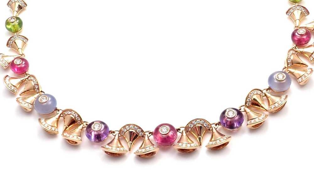 Bvlgari Diva Dream Diamond Amethyst Rubellite Per… - image 3