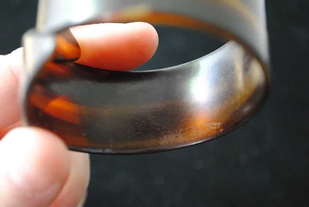 Child's Faux Tortoise Shell Lucite Wrap Bracelet … - image 8
